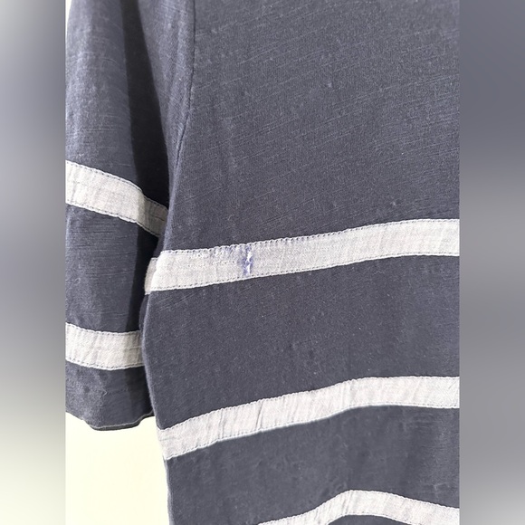 J. Crew Chambray Stripe Tee Blue Size Small - Picture 7 of 7